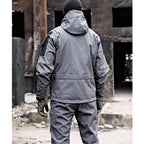 Michael | Men's Waterproof Thermal Suit with Multiple Pockets, Functional Autumn Tracksuit | Everlasting Boutique | Grey 2-Pack