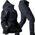 Michael | Men's Waterproof Thermal Suit with Multiple Pockets, Functional Autumn Tracksuit | Everlasting Boutique | Grey 2-Pack