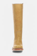 Millie | Women's Knee-High Leather Boots with Block Heel, Elegant Leather Boots | Everlasting Boutique