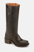 Millie | Women's Knee-High Leather Boots with Block Heel, Elegant Leather Boots | Everlasting Boutique