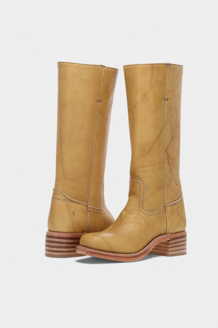 Millie | Women's Knee-High Leather Boots with Block Heel, Elegant Leather Boots | Everlasting Boutique