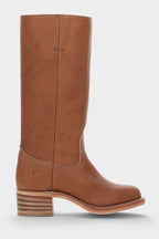 Millie | Women's Knee-High Leather Boots with Block Heel, Elegant Leather Boots | Everlasting Boutique