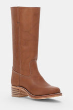 Millie | Women's Knee-High Leather Boots with Block Heel, Elegant Leather Boots | Everlasting Boutique