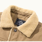 Mitchell | Men's Fleece-Lined Winter Coat, Warm Everyday Coat | Animated Apparel | Army Green