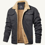 Mitchell | Men's Fleece-Lined Winter Coat, Warm Everyday Coat | Animated Apparel