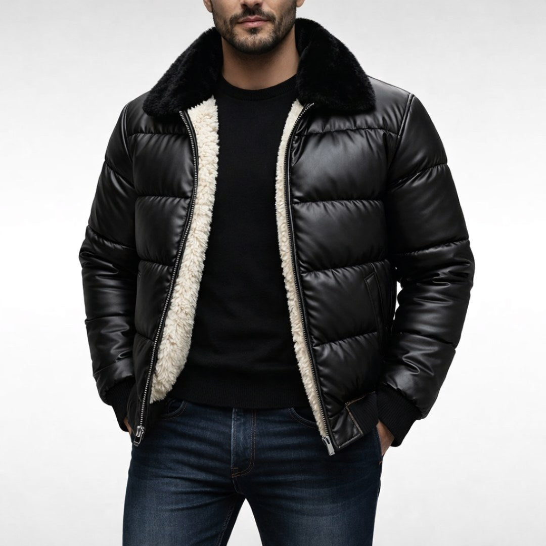 Mitchell | Men's Puffer Jacket, Bold Urban Coat | Everlasting Boutique