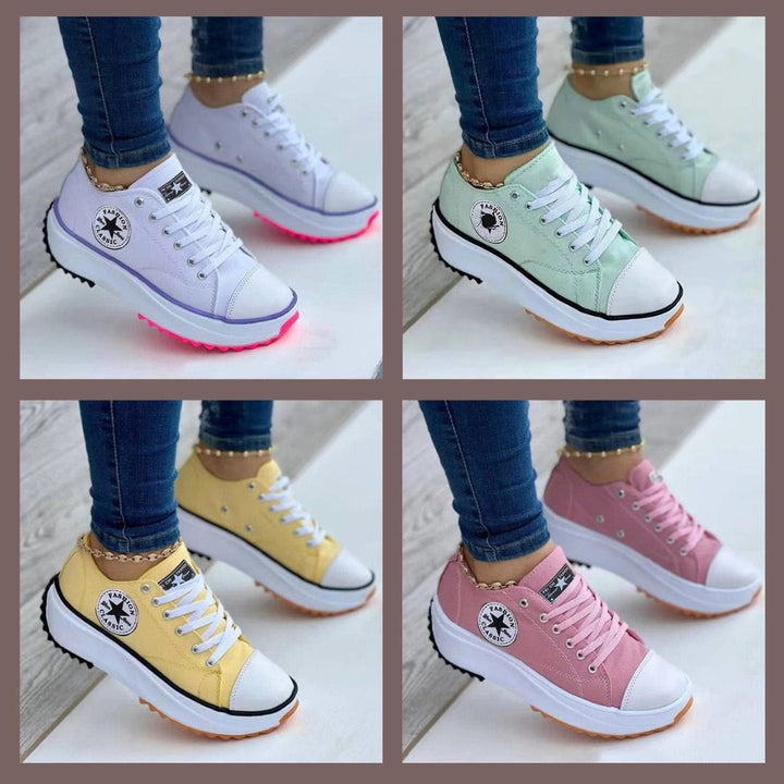 Monique | Women's Orthopaedic Trainers with Ergonomic Support, Comfortable Walking Trainers | Everlasting Boutique