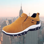 Moritz | Men's Shock-Absorbing Slip-On Shoes, Ergonomic Walking Shoes | Everlasting Boutique | Brown