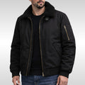Nathan | Men's Structured Bomber Jacket, Warm Fleece-Lined Jacket | Everlasting Boutique