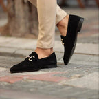 Nathan | Men's Suede Loafers with Horsebit Detail, Slip-On Loafers | Everlasting Boutique
