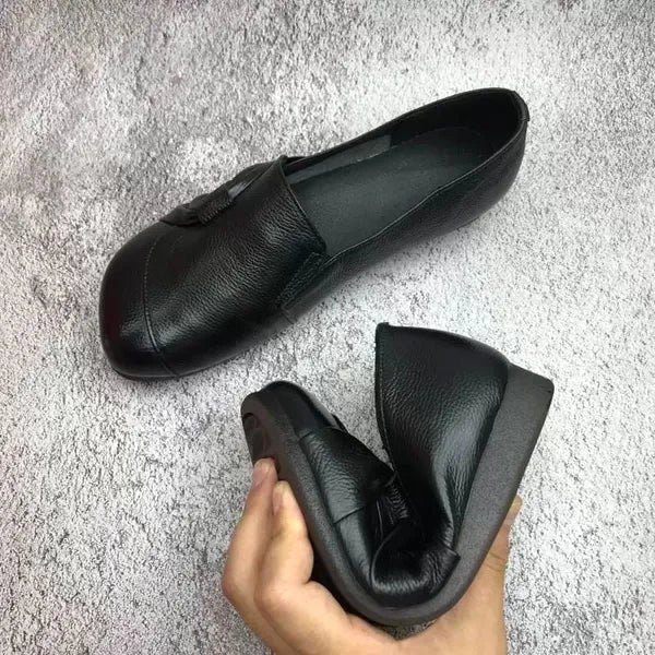 Nicole | Women's Supportive Leather Shoes, Slip-On Leather Shoes | Everlasting Boutique