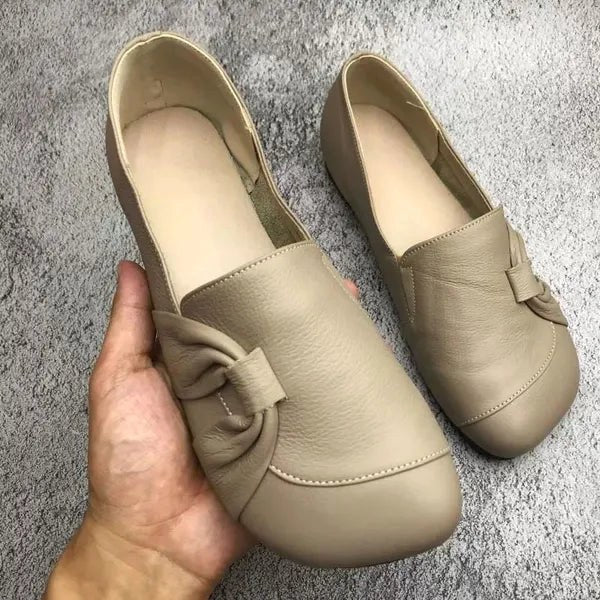 Nicole | Women's Supportive Leather Shoes, Slip-On Leather Shoes | Everlasting Boutique