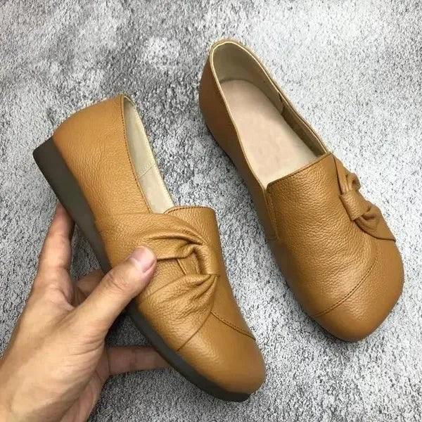 Nicole | Women's Supportive Leather Shoes, Slip-On Leather Shoes | Everlasting Boutique