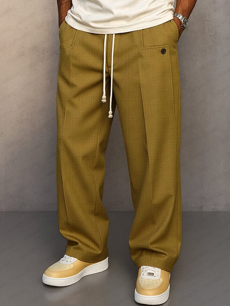 Nils | Men's Trousers with Straight Cut, Modern Jogger Trousers | Everlasting Boutique | Grey