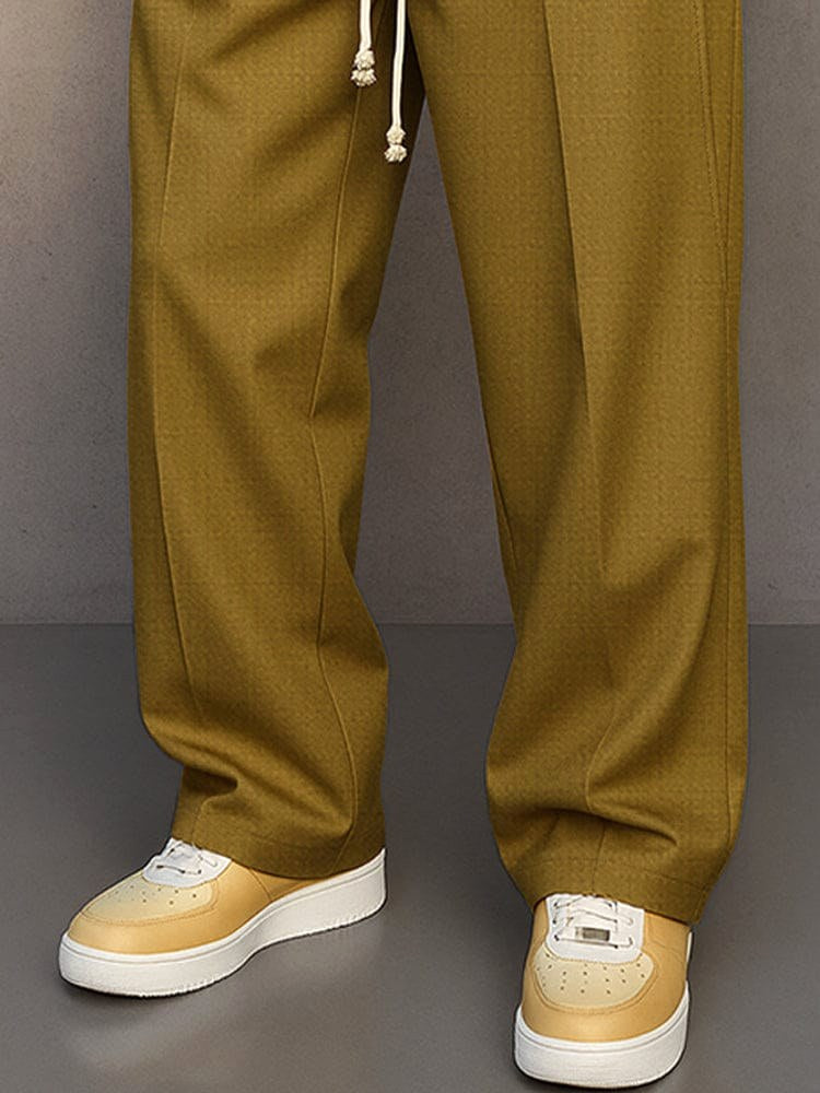 Nils | Men's Trousers with Straight Cut, Modern Jogger Trousers | Everlasting Boutique | Khaki
