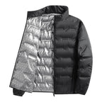 Noah | Men's Insulated Quilted Jacket, High-Collar Down Jacket | Everlasting Boutique