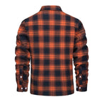Noah | Men's Sherpa-Lined Plaid Jacket, Button-Front Autumn Jacket | Everlasting Boutique | Green