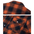 Noah | Men's Sherpa-Lined Plaid Jacket, Button-Front Autumn Jacket | Everlasting Boutique | Red