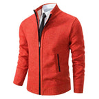 Norbert | Men's Zip-Up Cardigan, Lightweight Autumn Cardigan | Everlasting Boutique | Beige