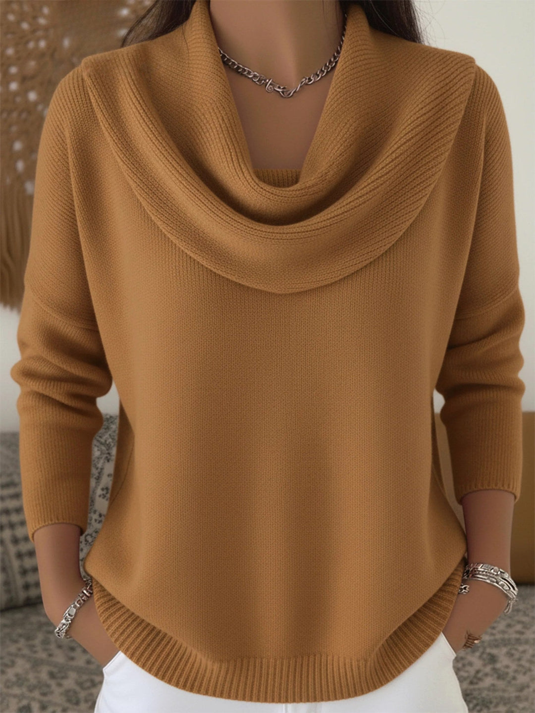 Odette | Women's Merino Wool Jumper, Elegant Autumn Coat | Everlasting Boutique