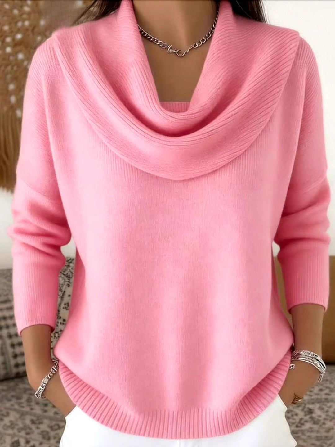 Odette | Women's Merino Wool Jumper, Elegant Autumn Coat | Everlasting Boutique