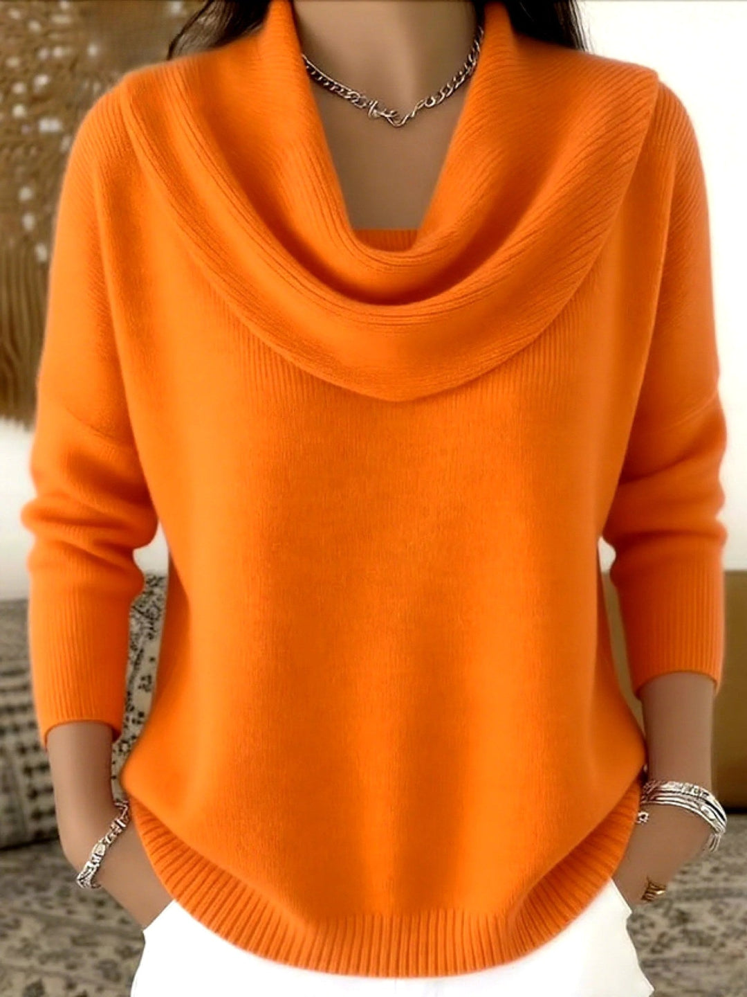 Odette | Women's Merino Wool Jumper, Elegant Autumn Coat | Everlasting Boutique