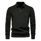 Oliver | Men's Cotton Jumper with Classic Fit, Elegant Men's Jumper | Everlasting Boutique | Light Grey