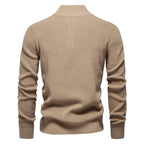 Oliver | Men's Cotton Jumper with Classic Fit, Elegant Men's Jumper | Everlasting Boutique | Light Grey