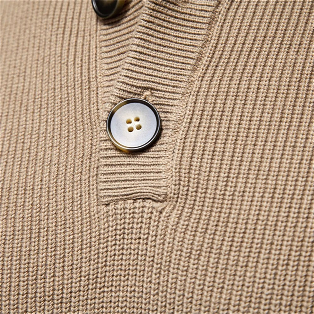 Oliver | Men's Cotton Jumper with Classic Fit, Elegant Men's Jumper | Everlasting Boutique | Light Grey