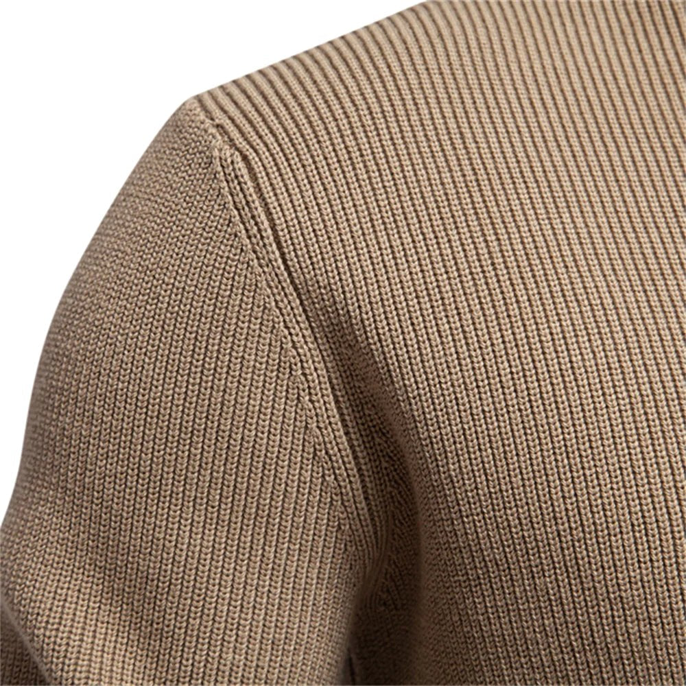 Oliver | Men's Cotton Jumper with Classic Fit, Elegant Men's Jumper | Everlasting Boutique | Light Grey