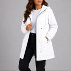 Olivia | Women's Lightweight Waterproof Rain Coat, Hooded Autumn Coat | Everlasting Boutique
