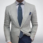 Oscar | Men's Tailored Blazer with Textured Finish, Smart Jacket | Everlasting Boutique | Beige