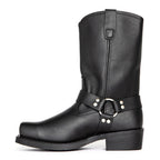 Oswin | Men's Mid-Calf Cowboy Boots, Harness Style Western Boots | Everlasting Boutique