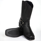 Oswin | Men's Mid-Calf Cowboy Boots, Harness Style Western Boots | Everlasting Boutique