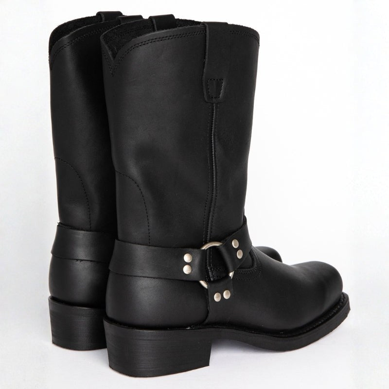 Oswin | Men's Mid-Calf Cowboy Boots, Harness Style Western Boots | Everlasting Boutique