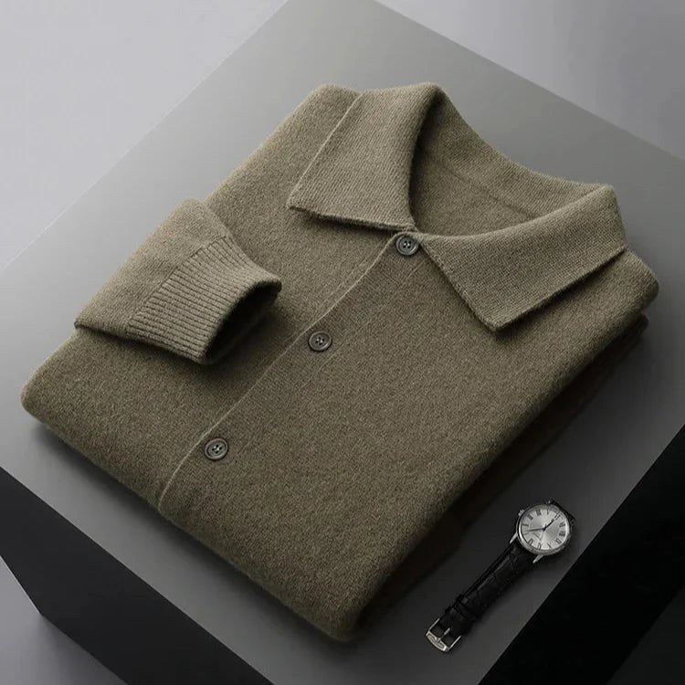 Owen | Men's Knit Cardigan, Finely Textured Layer Cardigan | Everlasting Boutique