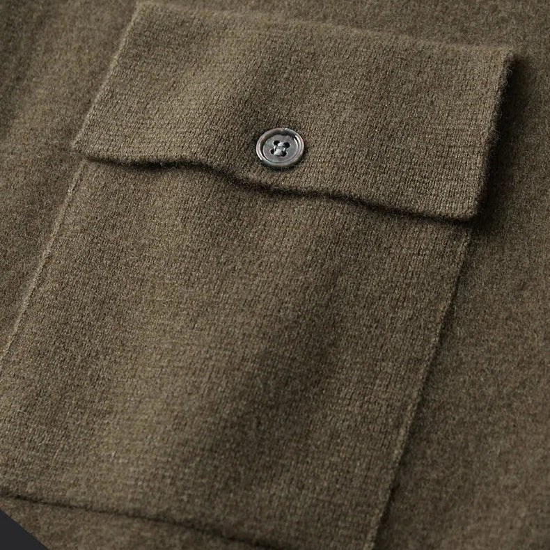 Owen | Men's Knit Cardigan, Finely Textured Layer Cardigan | Everlasting Boutique