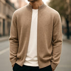 Parker | Men's Full-Zip Knit Cardigan, Comfortable Everyday Cardigan | Everlasting Boutique | Light Blue