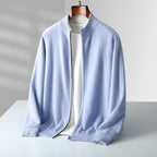 Parker | Men's Full-Zip Knit Cardigan, Comfortable Everyday Cardigan | Everlasting Boutique | Grey