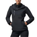 Patricia | Women's Waterproof Softshell Jacket, Wind-Resistant Performance Coat | Everlasting Boutique | Black