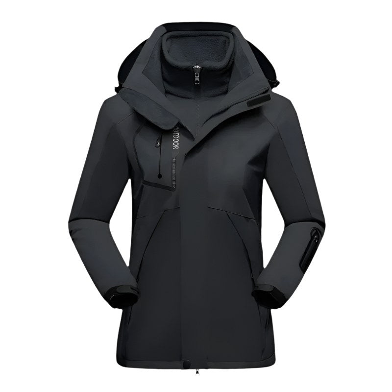 Patricia | Women's Waterproof Softshell Jacket, Wind-Resistant Performance Coat | Everlasting Boutique | Pink