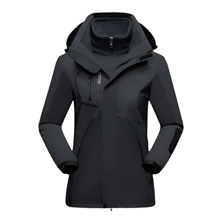 Patricia | Women's Waterproof Softshell Jacket, Wind-Resistant Performance Coat | Everlasting Boutique | Pink