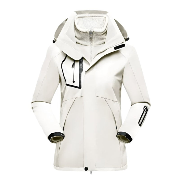 Patricia | Women's Waterproof Softshell Jacket, Wind-Resistant Performance Coat | Everlasting Boutique | Green