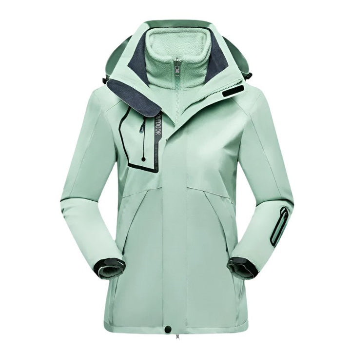 Patricia | Women's Waterproof Softshell Jacket, Wind-Resistant Performance Coat | Everlasting Boutique | Purple