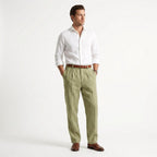 Patrick | Men's Linen-Cotton Blend Trousers with a Comfortable Fit; Breathable Summer Trousers | Everlasting Boutique