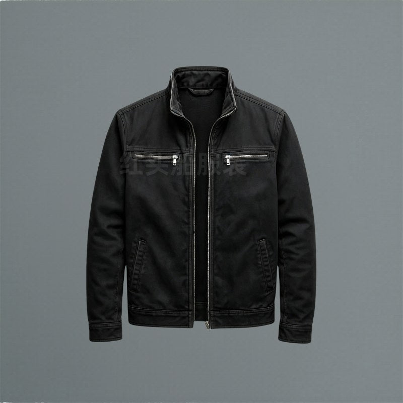 Paul | Men's Classic Cotton Jacket, Structured Casual Jacket | Everlasting Boutique | Blue