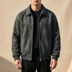 Peter | Men's Lambskin Leather Jacket, Tailored Smart Jacket | Everlasting Boutique