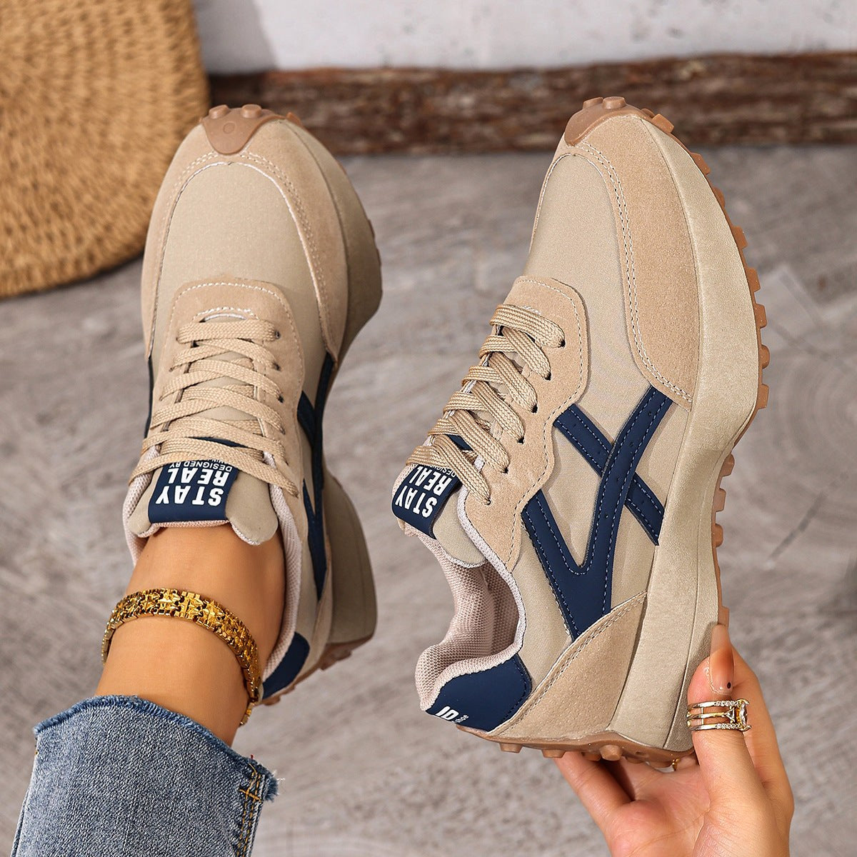 Paige | Women's Orthopedic Trainers with Shock Absorption, Lightweight Walking Shoes | Everlasting Boutique