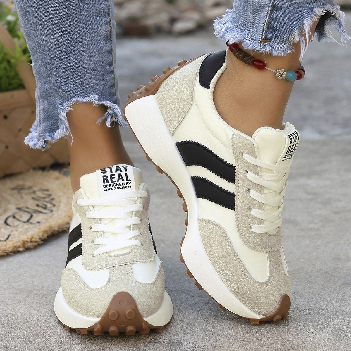 Paige | Women's Orthopedic Trainers with Shock Absorption, Lightweight Walking Shoes | Everlasting Boutique