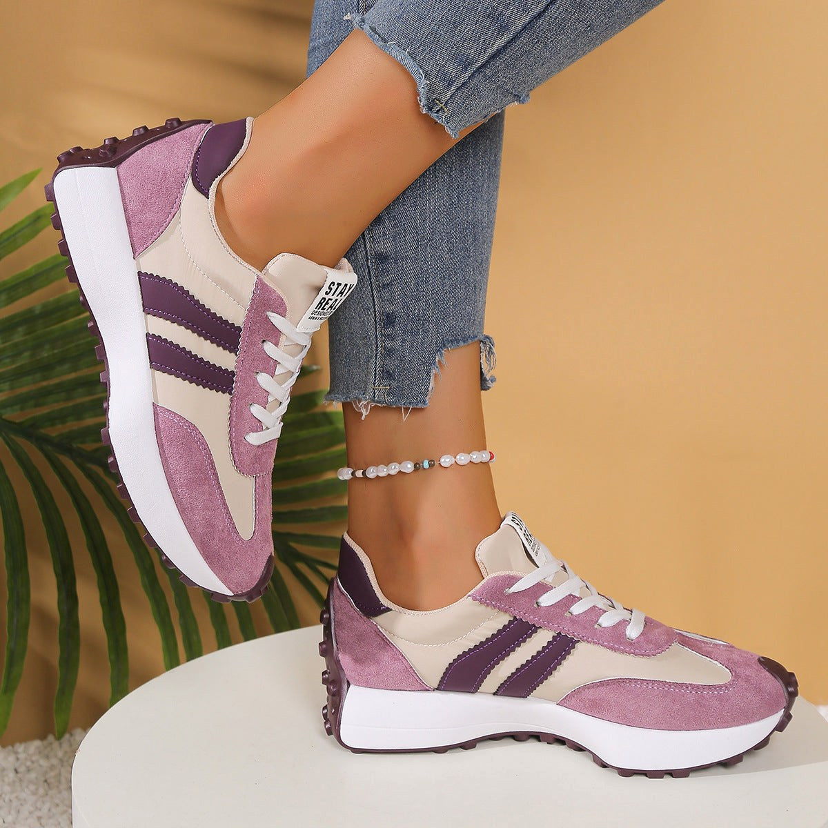 Paige | Women's Orthopedic Trainers with Shock Absorption, Lightweight Walking Shoes | Everlasting Boutique